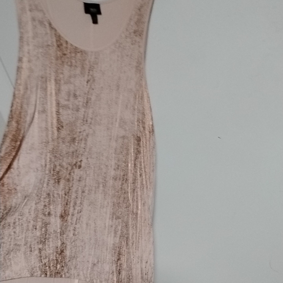 Pink Scoop Neck Asymmetrical Tank Top - Picture 4 of 9